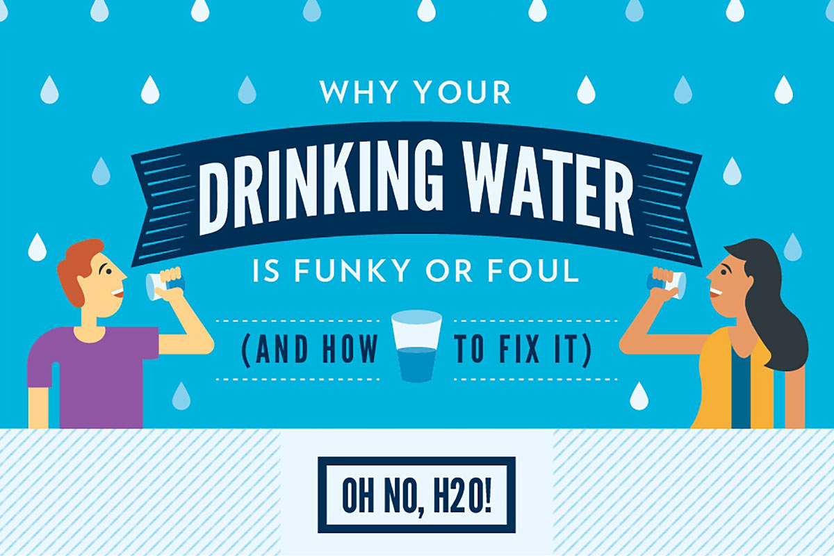 Why your drinking water is funky or foul